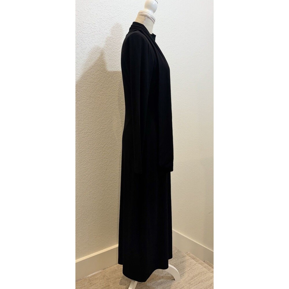 Gibson & Latimer Women’s Knit Mock Neck Long Sleeve Sheath Maxi Dress. Size S - Picture 4 of 6